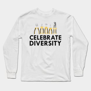 Electrician - Celebrate Diversity Long Sleeve T-Shirt